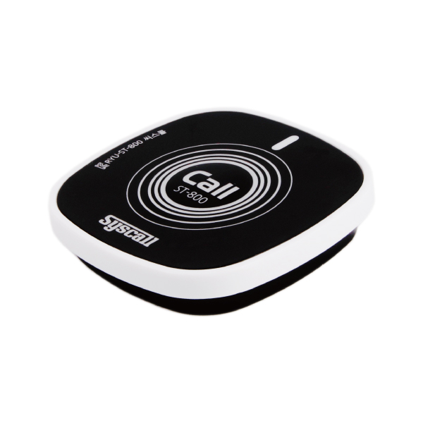 ST-800 로고스티커 부착가능 사각슬림 무선 호출벨 단품