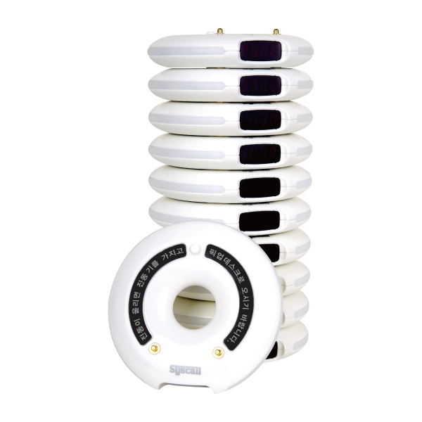 GP-100R-10C 씨스콜 도넛 진동벨 10개 세트