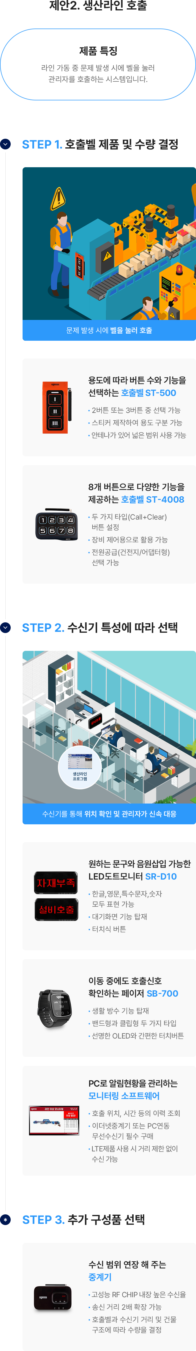 제안2. 생산라인 호출